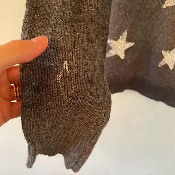 Wildfox White Label Sequin Star Sweater - Picture 2 of 4